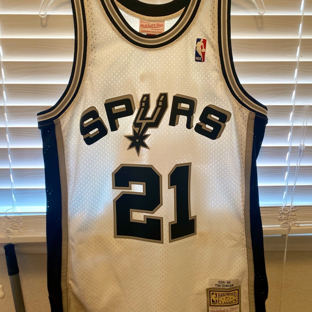 San Antonio Spurs Tim Duncan Jersey swing man - Picture 2 of 5